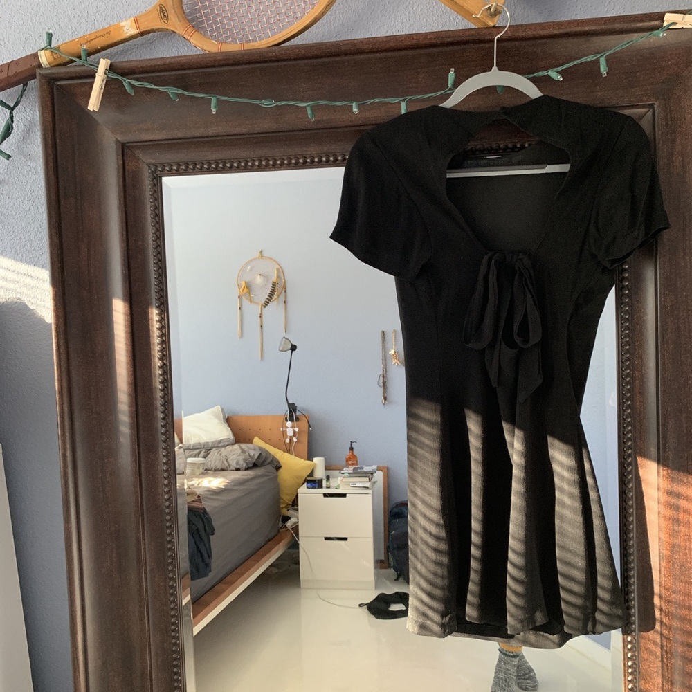black dress